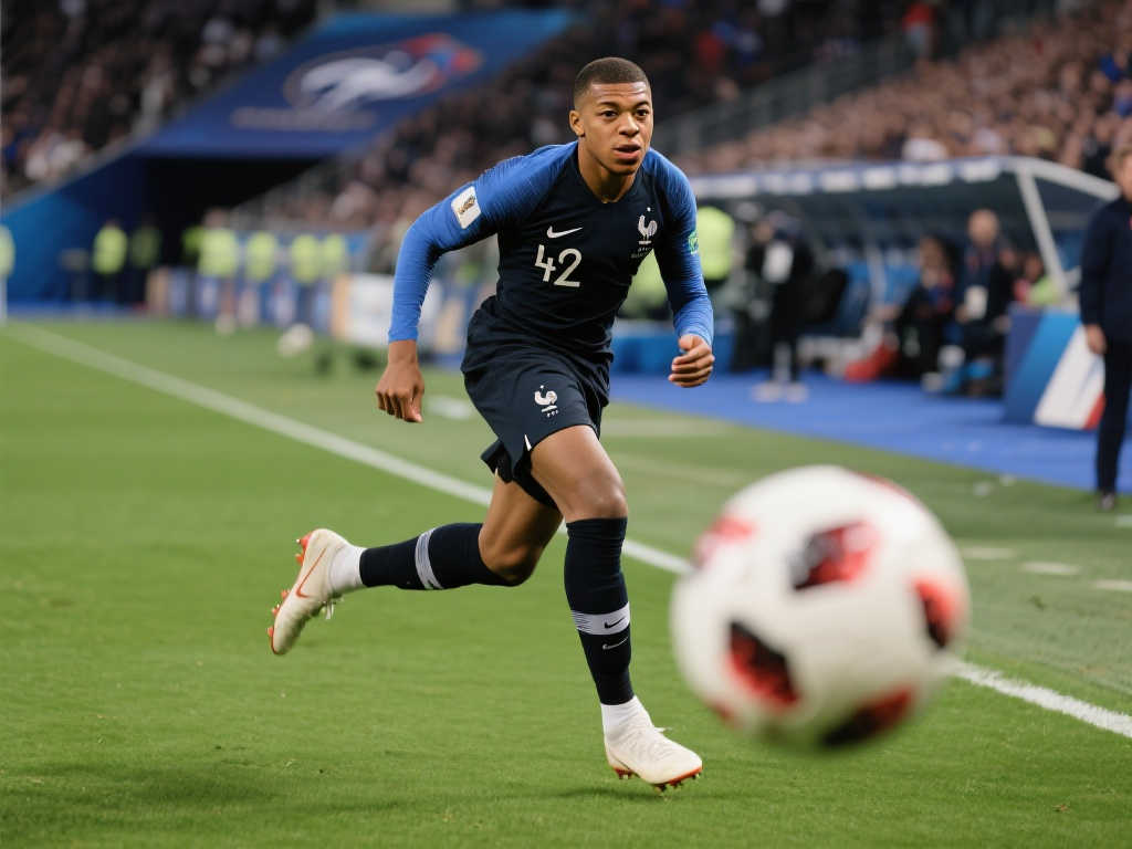 姆巴佩国家队进球破42，超越普拉蒂尼跻身法国队史射手榜第四